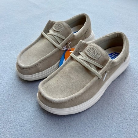 HEY DUDE ZAPATO WALLY COMF SUEDE