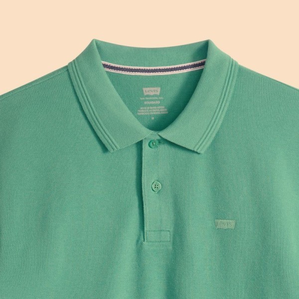 LEVI'S® POLO LEVIS STANDARD LISO PIQUE VERDE