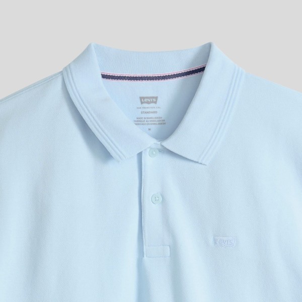 LEVI'S® POLO LEVIS STANDARD LISO PIQUE CELESTE