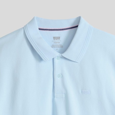 LEVI'S® POLO LEVIS STANDARD LISO PIQUE CELESTE