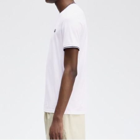 FRED PERRY CAMISETA TWIN TIPPED + MÁS COLORES