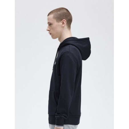 FRED PERRY SUDADERA CON CAPUCHA MARINO