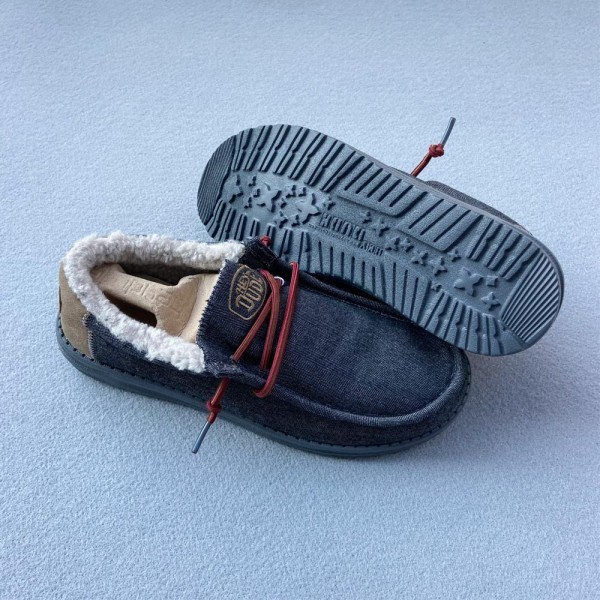 HEY DUDE ZAPATO WALLY BLACK SHELL