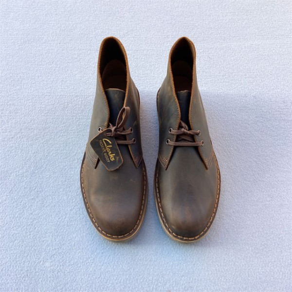 CLARKS DESERT BOOT MARRÓN ENCERADO