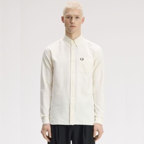 FRED PERRY CAMISA OXFORD CON RIBETE OCULTO