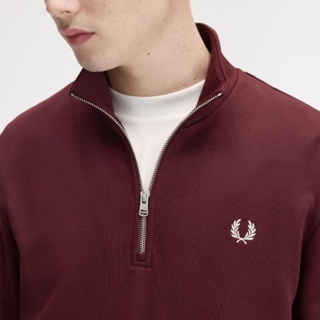 FRED PERRY SUDADERA CON MEDIA CREMALLERA
