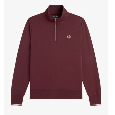 FRED PERRY SUDADERA CON MEDIA CREMALLERA