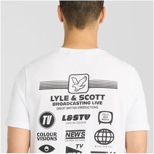 LYLE & SCOTT CAMISETA GRAFICO EN TODA LA ESPALDA