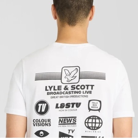 LYLE & SCOTT CAMISETA GRAFICO EN TODA LA ESPALDA