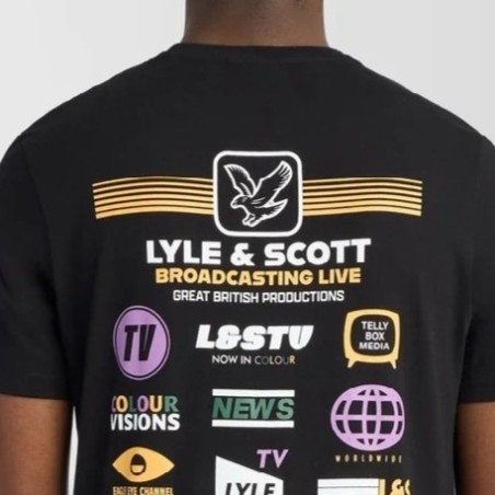 LYLE & SCOTT CAMISETA GRAFICO EN TODA LA ESPALDA