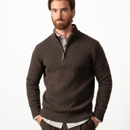 ETIEM JERSEY PUNTO CANALE DE CUELLO CREMALLERA