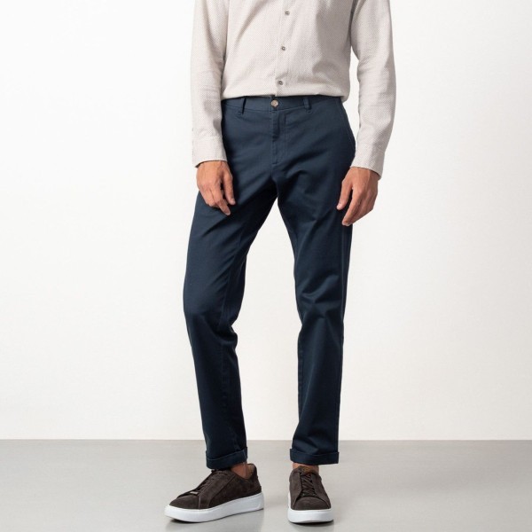 ETIEM PANTALÓN  EXTRA SLIM EN TRICOTINA ELÁSTICA