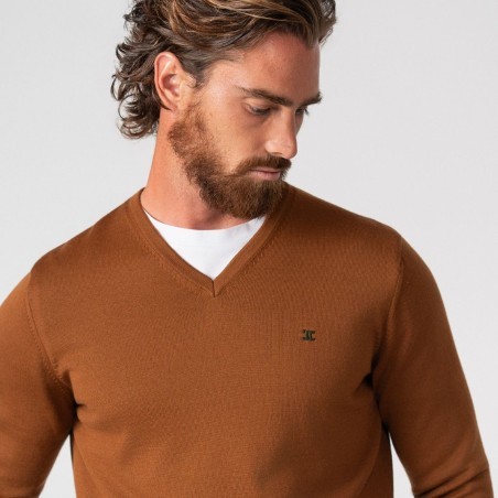 ETIEM JERSEY CUELLO PICO EN PUNTO TRICOT