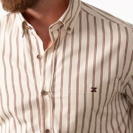 ETIEM CAMISA CORTE RELAJADO A RAYAS