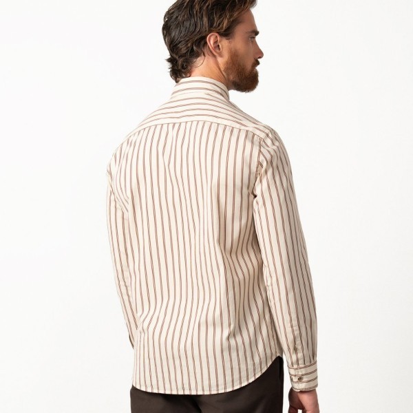 ETIEM CAMISA CORTE RELAJADO A RAYAS