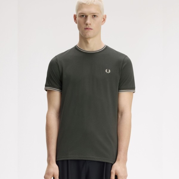 FRED PERRY CAMISETA CON FRANJAS + MÁS  COLORES