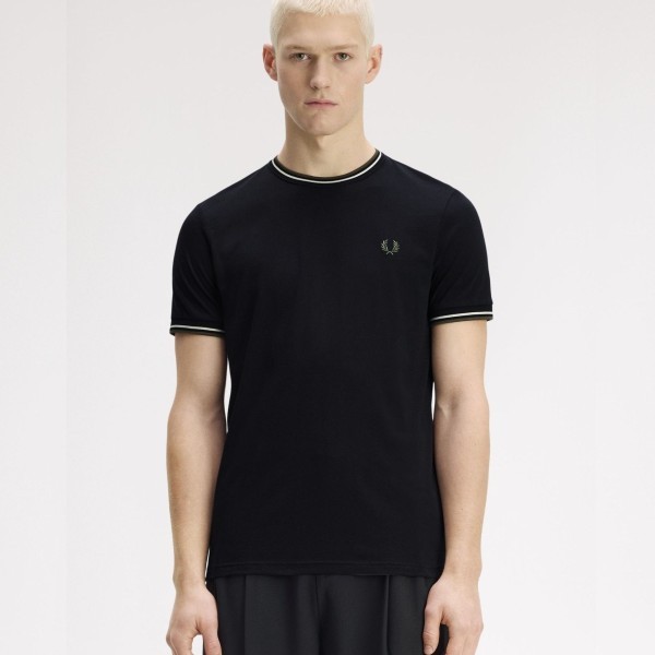 FRED PERRY CAMISETA CON FRANJAS + MÁS  COLORES