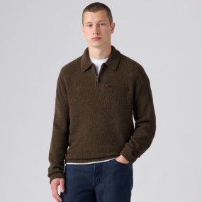LEVI'S® JERSEY BOULDER CAMISERO CON CREMALLERA 1/4