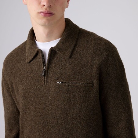 LEVI'S® JERSEY BOULDER CAMISERO CON CREMALLERA 1/4