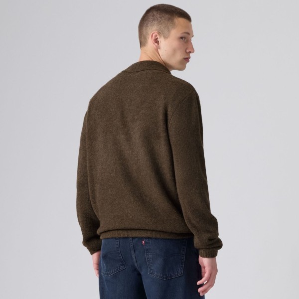 LEVI'S® JERSEY BOULDER CAMISERO CON CREMALLERA 1/4