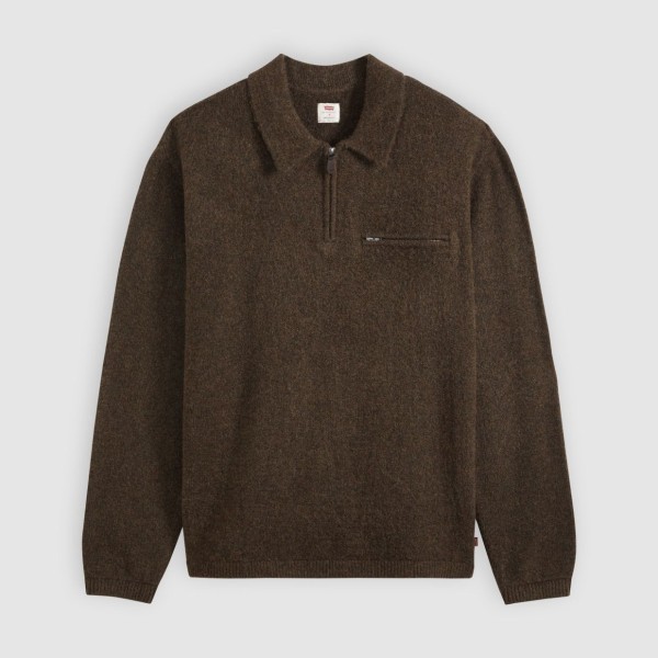 LEVI'S® JERSEY BOULDER CAMISERO CON CREMALLERA 1/4