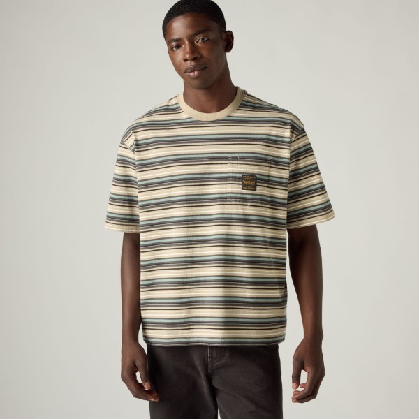 LEVI'S® CAMISETA RAYAS HOLGADA Y BOXY CUT