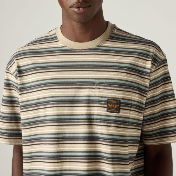 LEVI'S® CAMISETA RAYAS HOLGADA Y BOXY CUT
