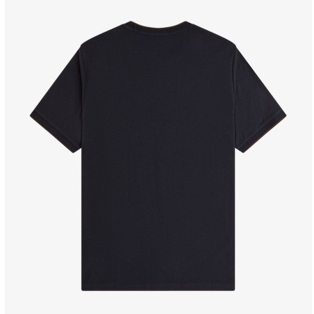 FRED PERRY CAMISETA CREPÉ CON RIBETE