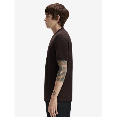 FRED PERRY CAMISETA CREPÉ CON RIBETE