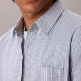 CALVIN KLEIN CAMISA OXFORD RAYAS FINAS 2