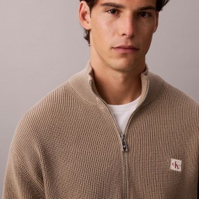 CALVIN KLEIN JERSEY PUNTO GOFRADO MEDIA CREMALLERA 2