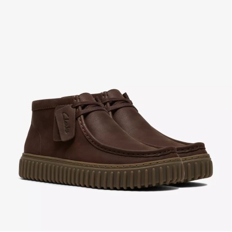 CLARKS BOTA TORHILL HI PIEL MARRÓN