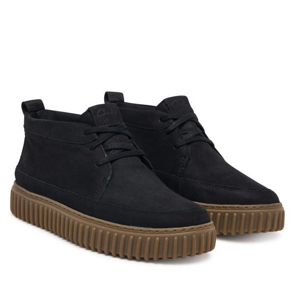 CLARKS BOTA TORHILL LACEHI PIEL NEGRA