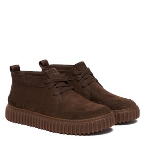 CLARKS BOTA TORHILL LACEHI PIEL MARRÓN