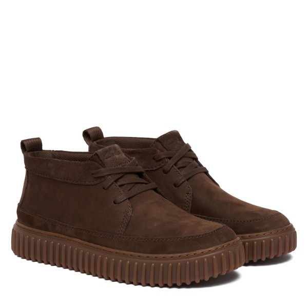 CLARKS BOTA TORHILL LACEHI PIEL MARRÓN