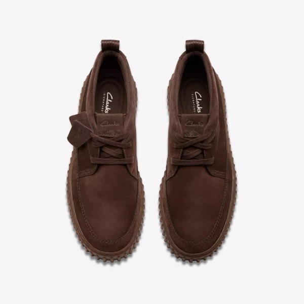 CLARKS BOTA TORHILL LACEHI PIEL MARRÓN