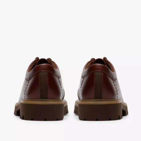 CLARKS ZAPATO CLEYHILL SEAM PIEL MARRÓN