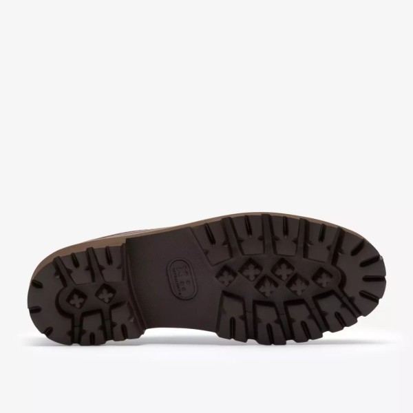 CLARKS ZAPATO CLEYHILL SEAM PIEL MARRÓN