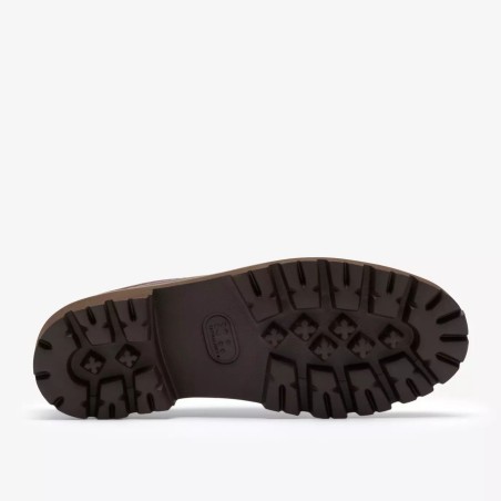 CLARKS ZAPATO CLEYHILL SEAM PIEL MARRÓN