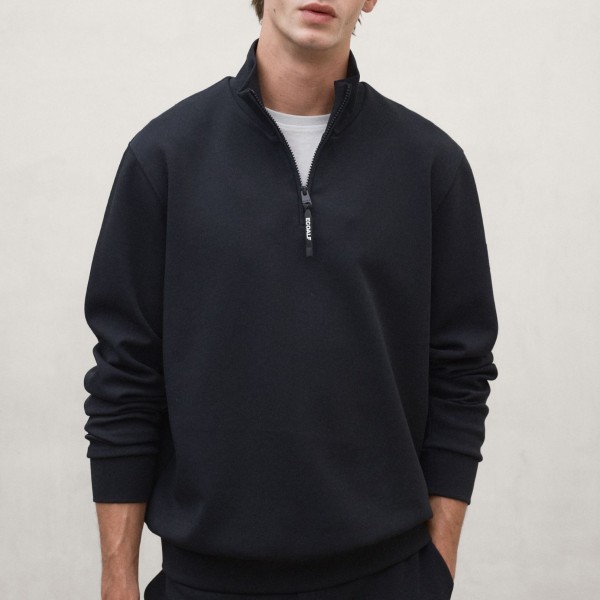 ECOALF SUDADERA TEREL NEGRO