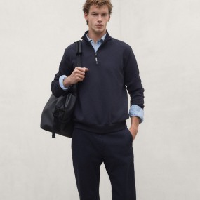 ECOALF SUDADERA TEREL MARINO