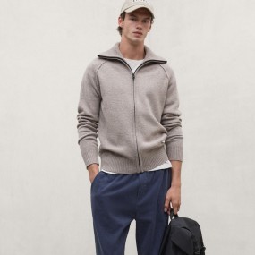 ECOALF CHAQUETA PUNTO UBEDO BEIG