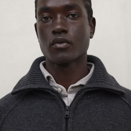 ECOALF CHAQUETA PUNTO UBEDO GRIS OSCURO