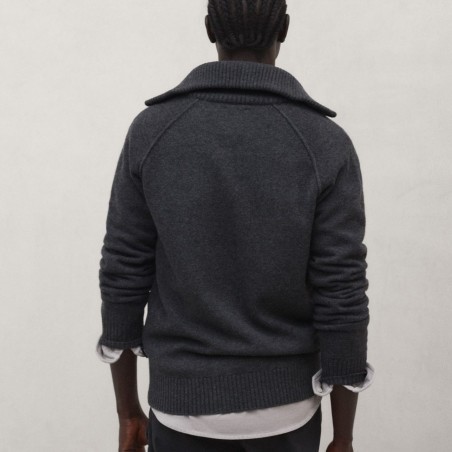 ECOALF CHAQUETA PUNTO UBEDO GRIS OSCURO