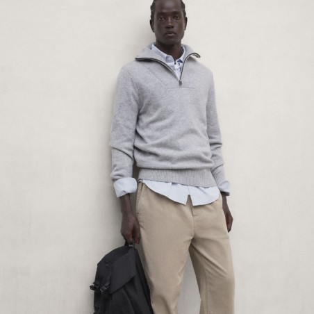 ECOALF JERSEY PUNTO YECLO GRIS CLARO