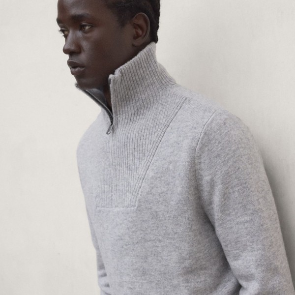 ECOALF JERSEY PUNTO YECLO GRIS CLARO