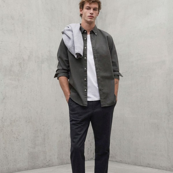 ECOALF CAMISA ANTEJO VERDE