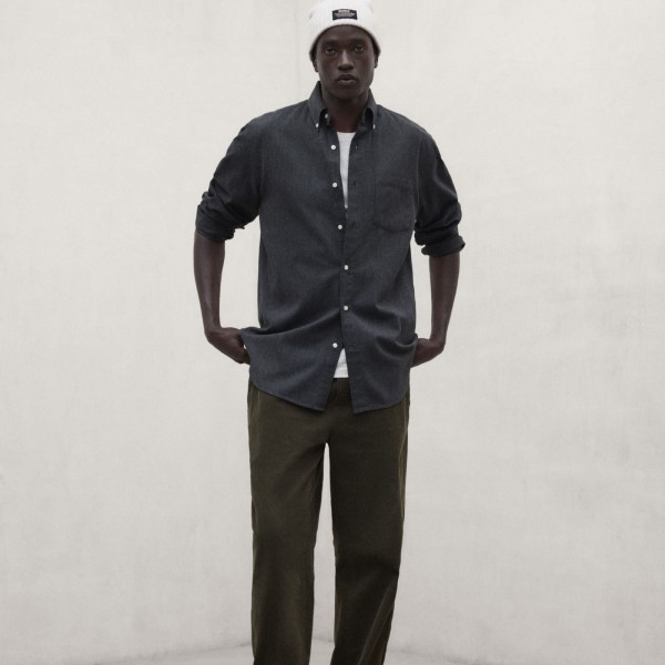 ECOALF CAMISA JAVIER GRIS OSCURA