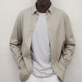 ECOALF CAMISA ANTEJO VERDE CLARO